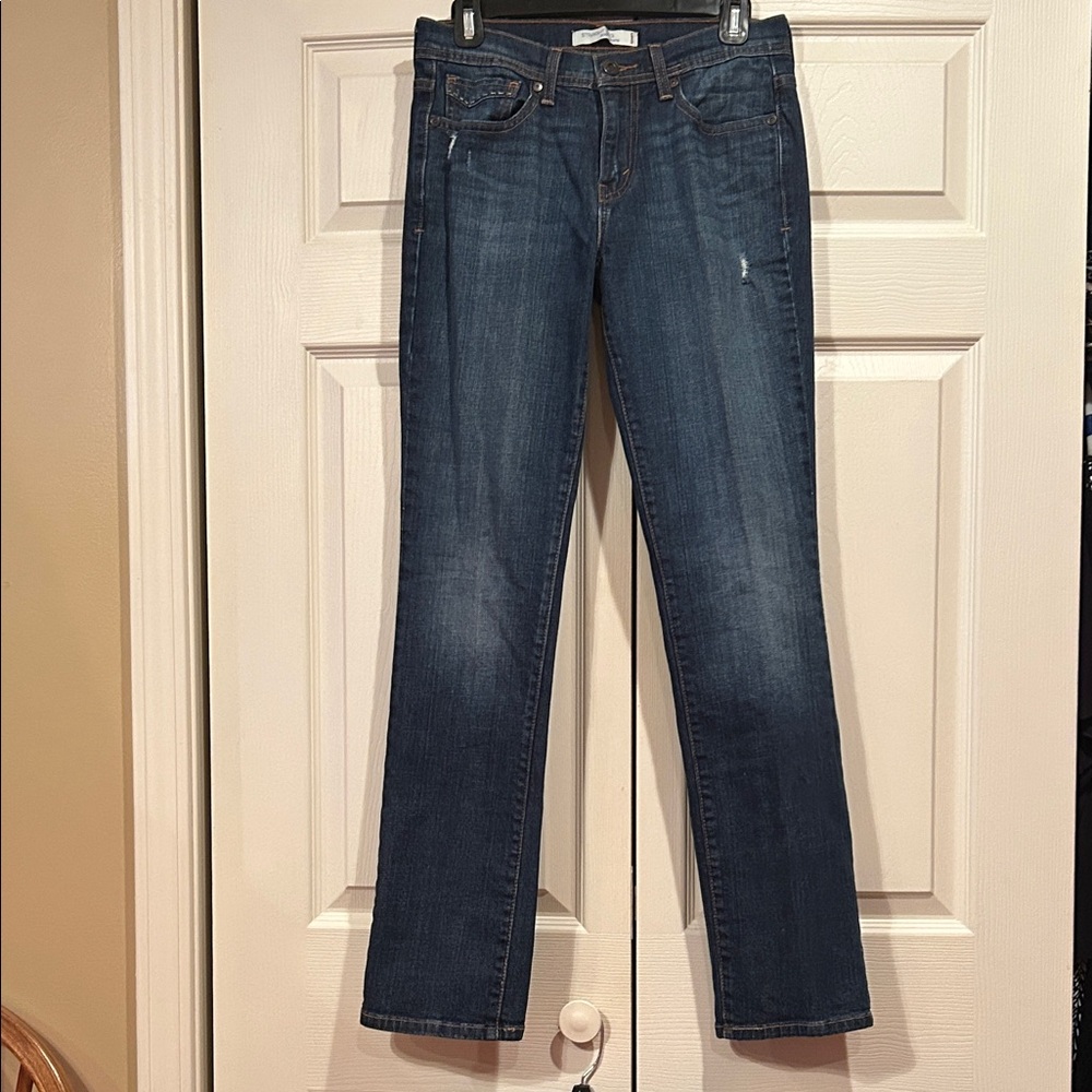 Levi's 504 sz 4 - Women's Dark Blue Straight Leg Jeans